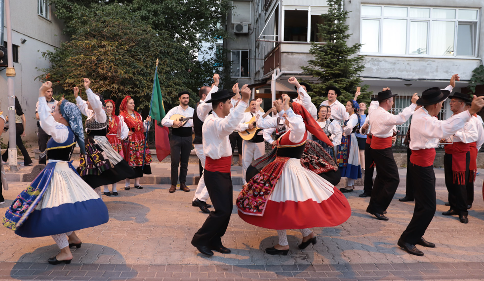 Parade which 64 attended with Their Traditional Costumes was Just like the Ri...