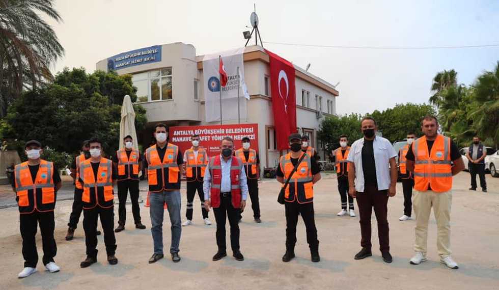 Büyükçekmece Belediyesi arama kurtarma ekipleri Manavgat’ta