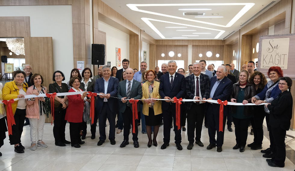  Su ve kağıda hayat veren eserler Büyükçekmece’de sergilendi