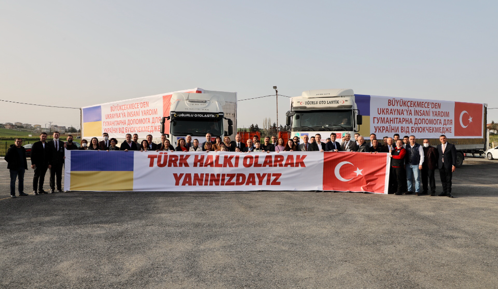 Büyükçekmece’den Ukrayna’ya anlamlı destek