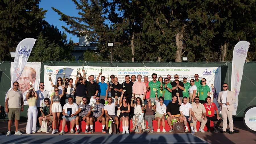 Geleneksel Büyükçekmece Açık Tenis Turnuvası ödül töreni gerçekleşti