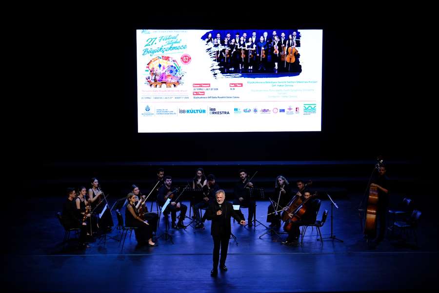 Gençlik Senfoni Orkestrası’ndan festival sahnesinde muhteşem performans